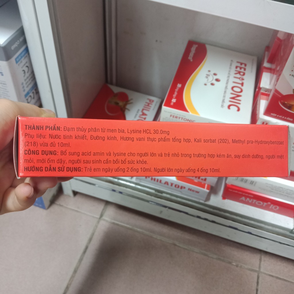 Philatop đạm ống hộp 20 ống thuỷ tinh | BigBuy360 - bigbuy360.vn