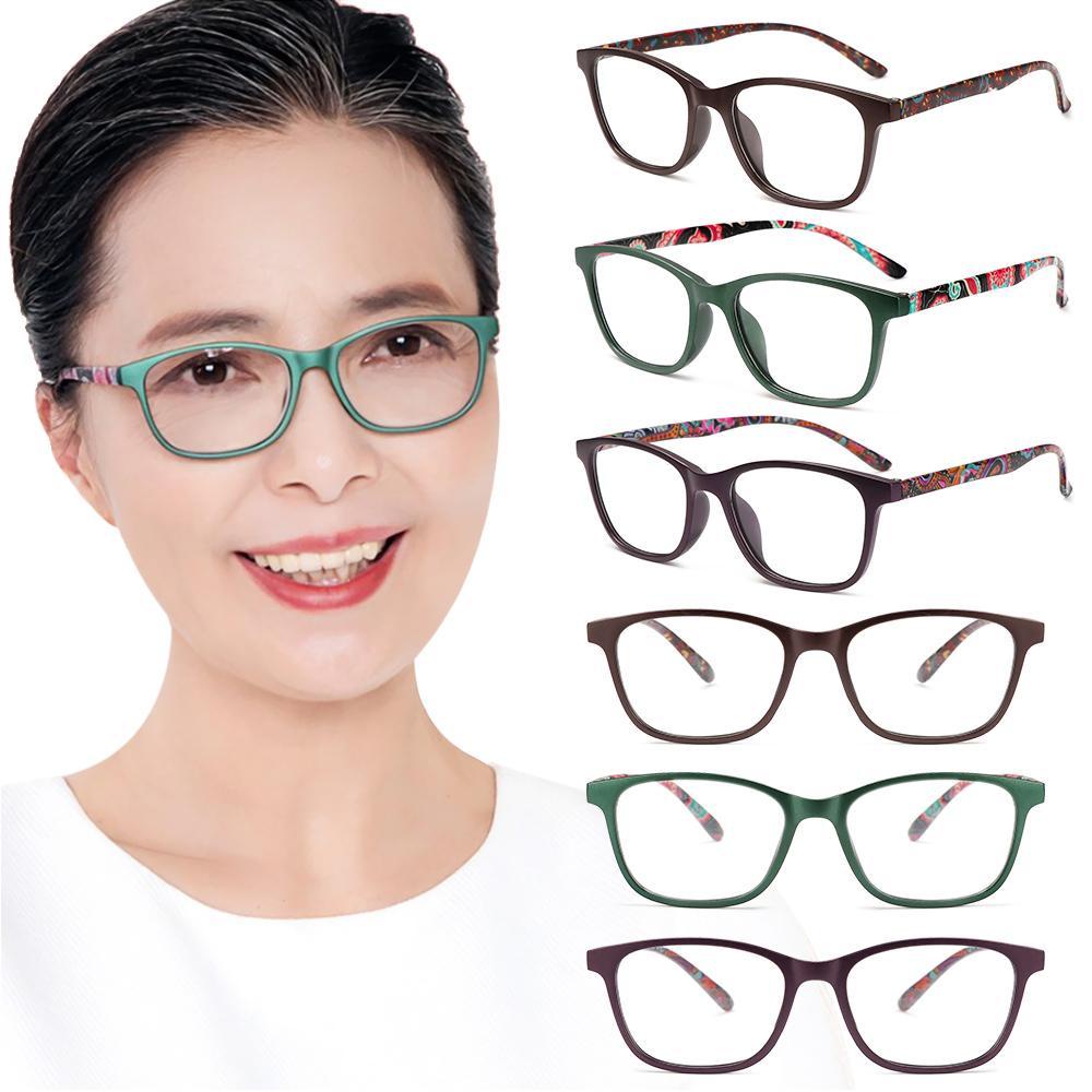 Mắt Kính Chống Ánh Sáng Xanh Phong Cách Retro Cho Nữ