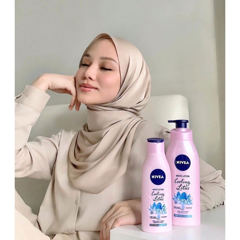 [Mã SKAMSALE8 giảm 10% đơn 200K] Sữa Dưỡng thể Nivea Extra White Lotion Cooling Lotus 525ml - Thái Lan