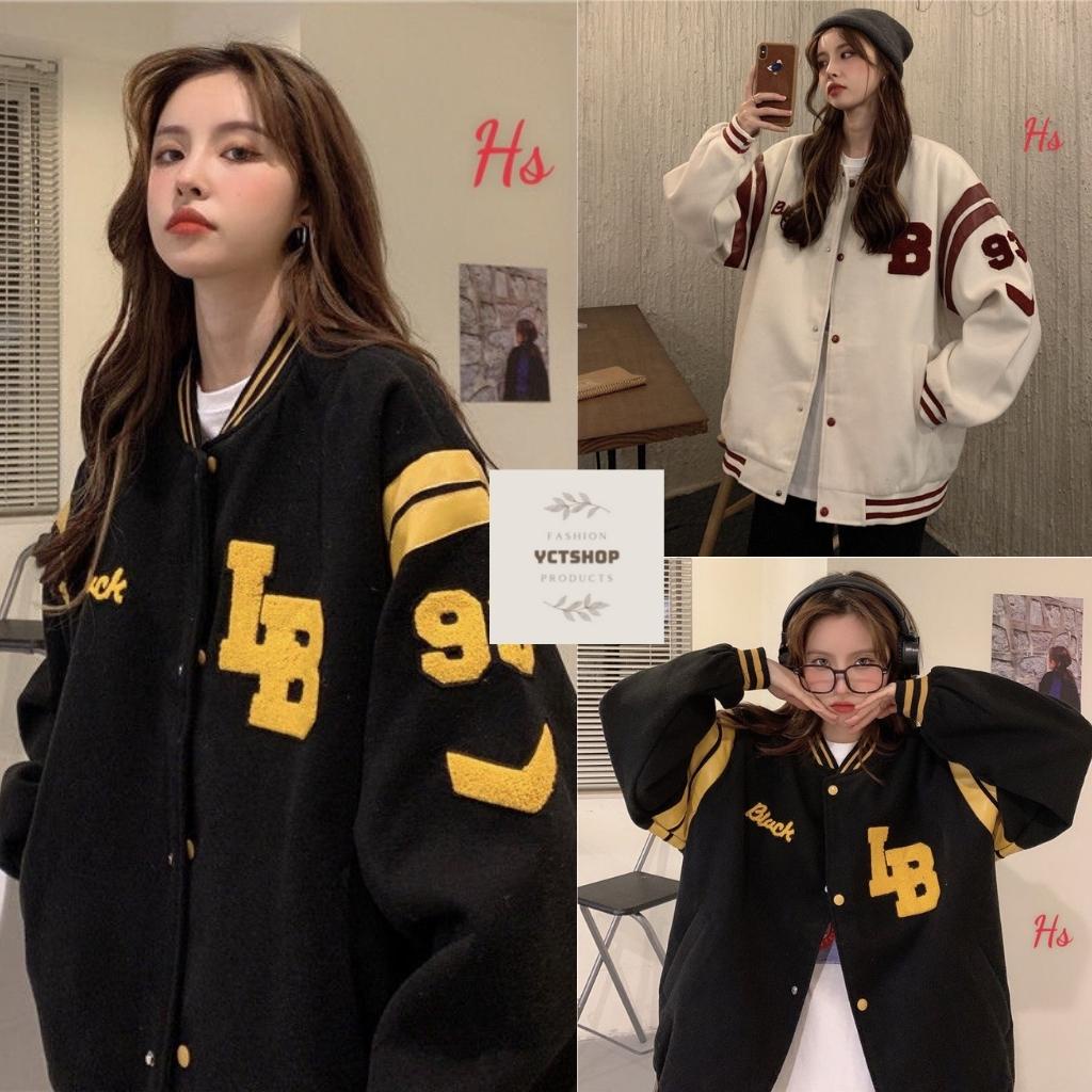 Áo khoác bomber unisex phong cách hàn quốc chất liệu nỉ dày dặn 000730