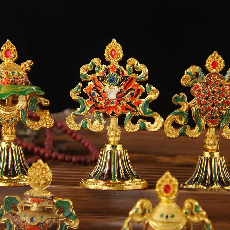 [PBMC] 8 cát tường hợp kim vẽ màu 9cm (Bộ)