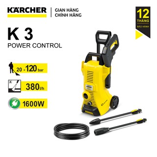 Mua (Sản xuất Đức) Máy xịt rửa xe Karcher K3 Power Control động cơ chổi than công suất 1600w áp lực 20-120 bar