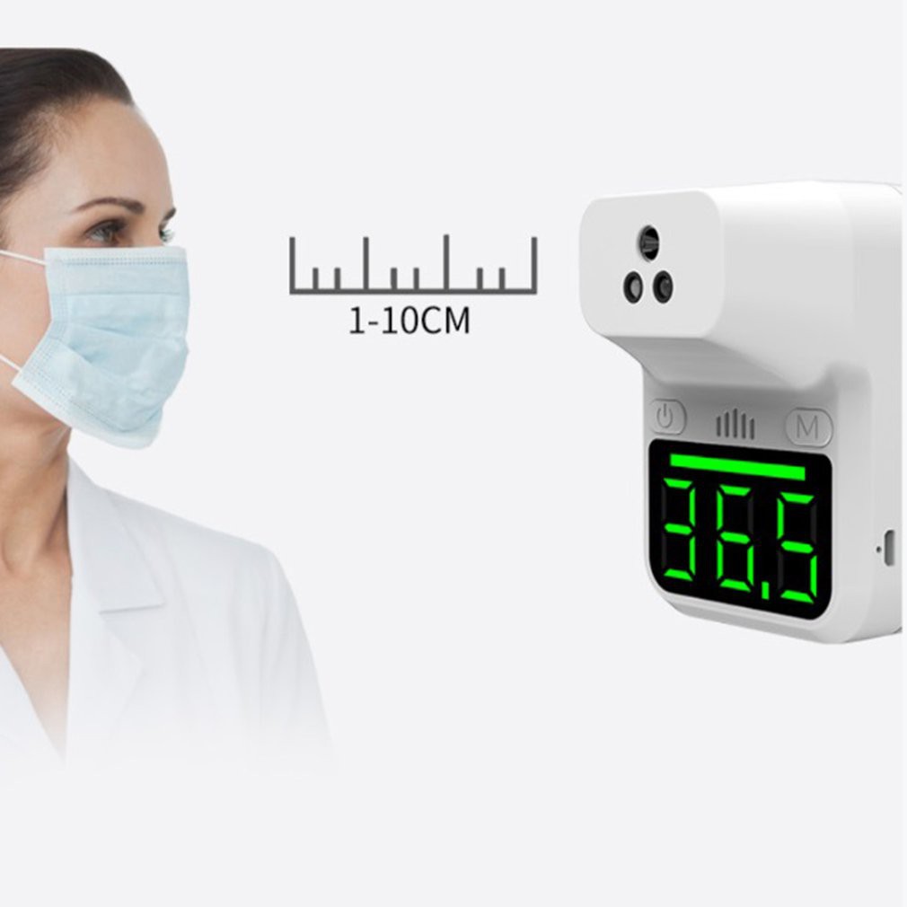 [Giá cực thấp] K3 + hồng ngoại nhiệt kế / độ chính xác đo nhiệt độ / nhiệt kế treo tường / phù hợp cho việc mua sắm trung tâm, trường học