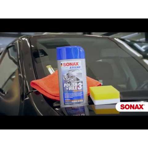 Sonax xóa xước đánh bóng bảo vệ sơn Sonax Polish Wax 3- 202100.