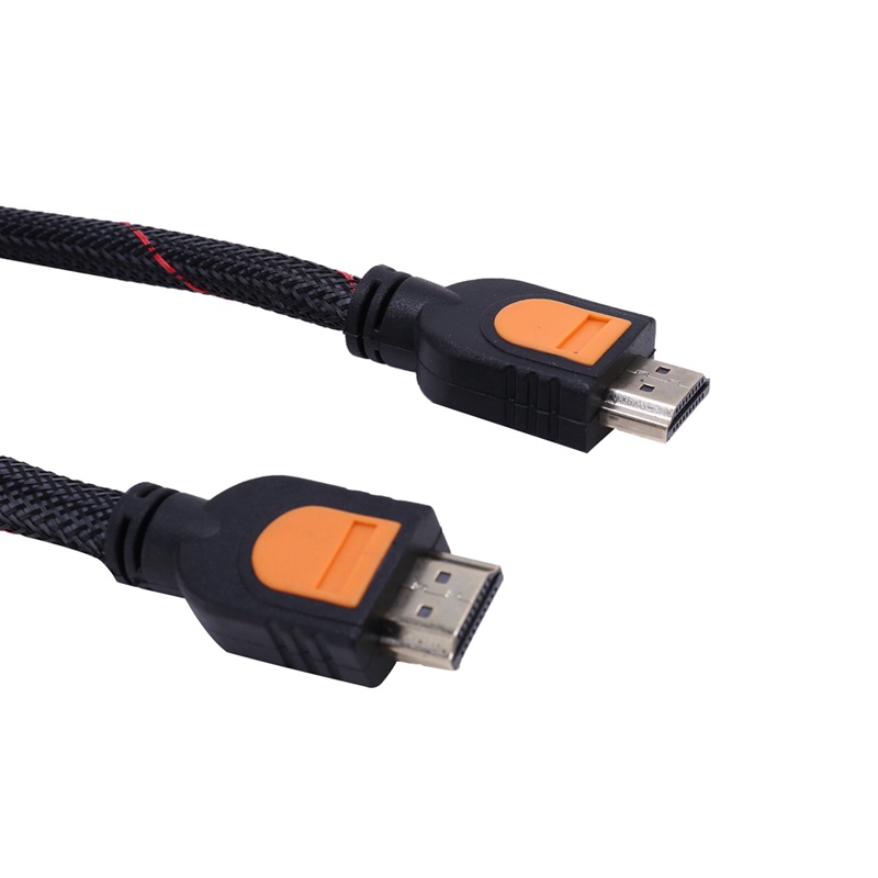 Cáp HDMI ngắn 1 chân cho HD TV 3D 1080p 1.4 bện vàng