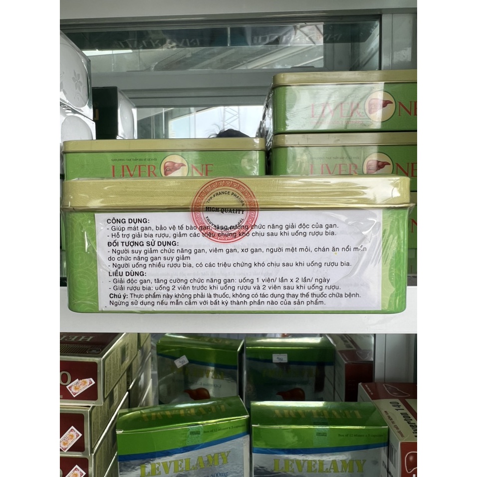 LIVER ONE Giúp Giải Độc Gan, Hạ Men Gan Giúp Bổ Gan, Thanh Nhiệt Giải Độc, Bảo Vệ Tế Bào Gan, Tăng Cường Chức Năng Gan