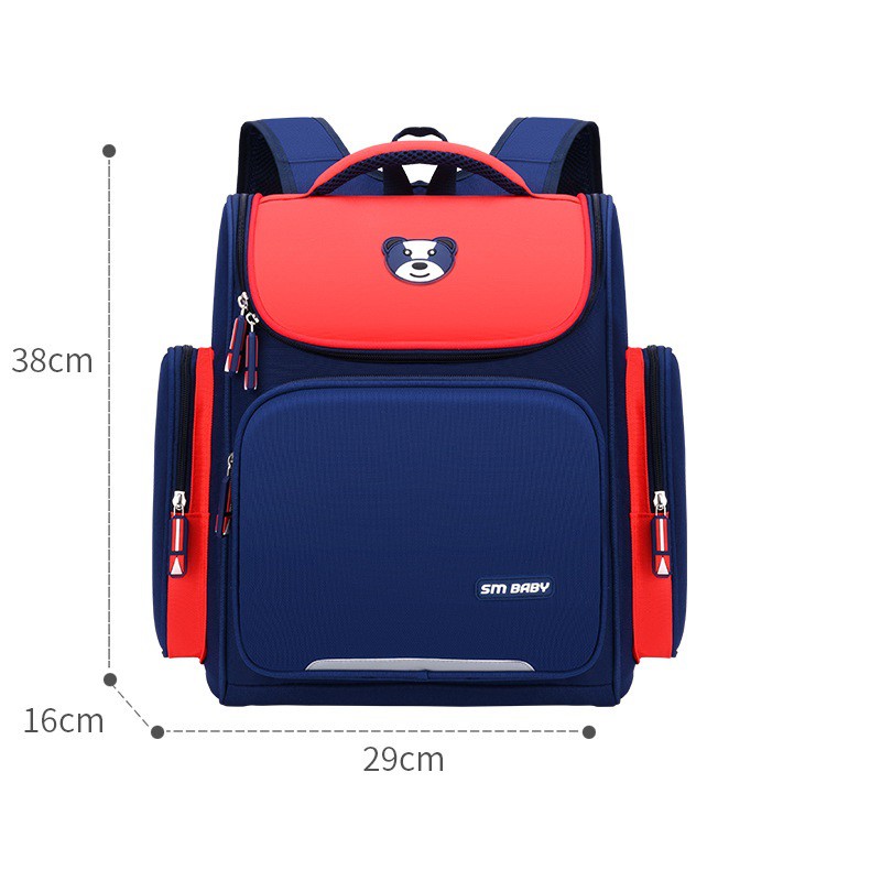 Cặp Sách Cho Học Sinh Tiểu Học, Balo Chống Gù HAPPY xinh xắn