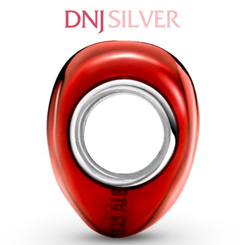 [Hàng cao cấp] Charm bạc 925 cao cấp, hàng chuẩn bạc - Charm Metallic Red Heart thích hợp để mix vòng tay charm - DN126
