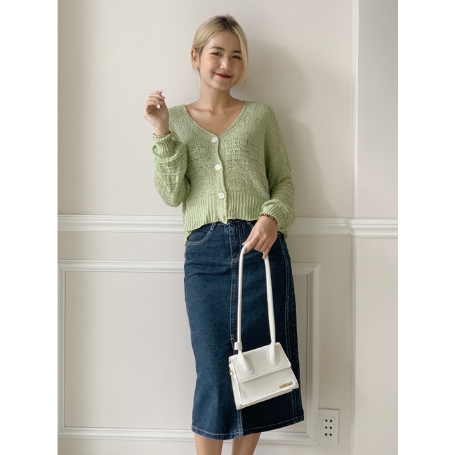 [MIỀU] ÁO LEN MỎNG NANA CARDIGAN