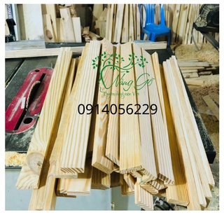 Combo 10 thanh gỗ dài 100cm x rộng 3cm x dày 1cm