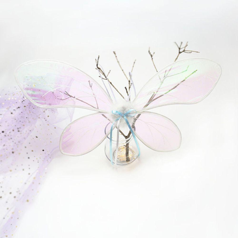 Cánh Bướm Giả Bằng Vải Organza Hóa Trang Tiệc Halloween / Giáng Sinh Cho Bé Gái
