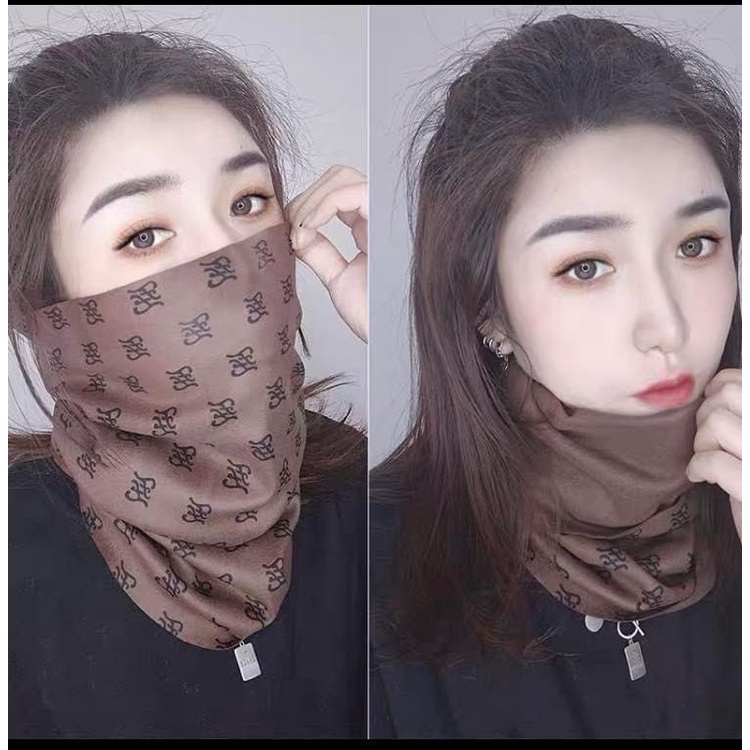 HG0269 khăn quàng cổ/khăn chùm đầu nữ thun co giãn thu đông hàng nhập