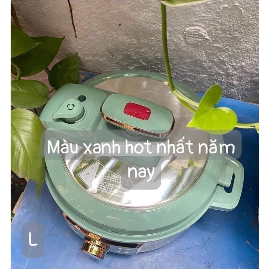 Nồi Áp Suất  6 Chế Độ Đa Năng Dung Tích 3L Dùng Nấu Lẩu, Chiên Sào, Hầm Tiện Dụng