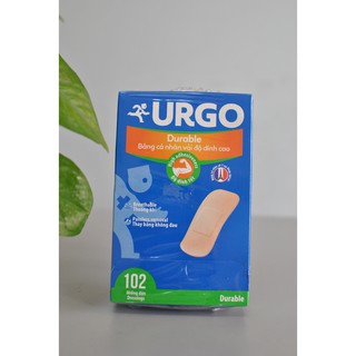 BĂNG CÁ NHÂN ĐỘ DÍNH CAO URGO DURABLE (102 MIẾNG/HỘP)
