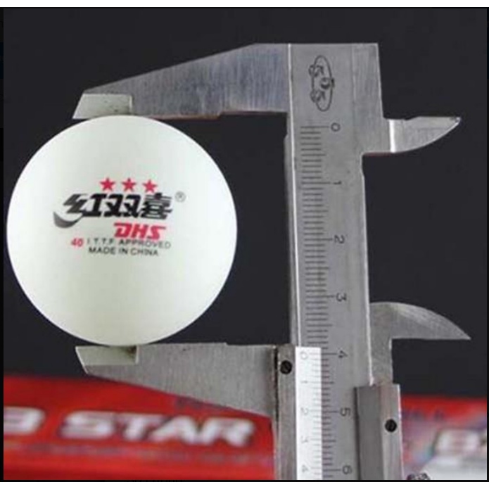 Bóng bàn DHS 3 sao - Hộp 6 quả