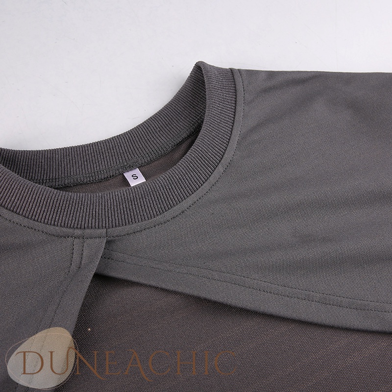 DUNEA Áo Nữ Tay Dài Họa Tiết Ca Rô Thời Trang Thanh Lịch