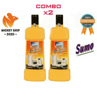 COMBO 2 Chai Chất tẩy rửa đa năng Sumo MỚI 700gr (XANH/ CAM)