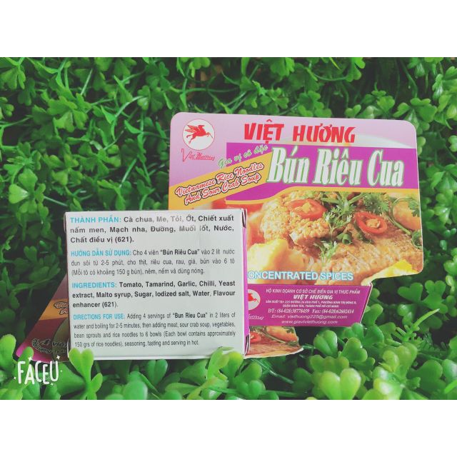 Viên gia vị cô đặc nấu bún riêu cua cực ngon
