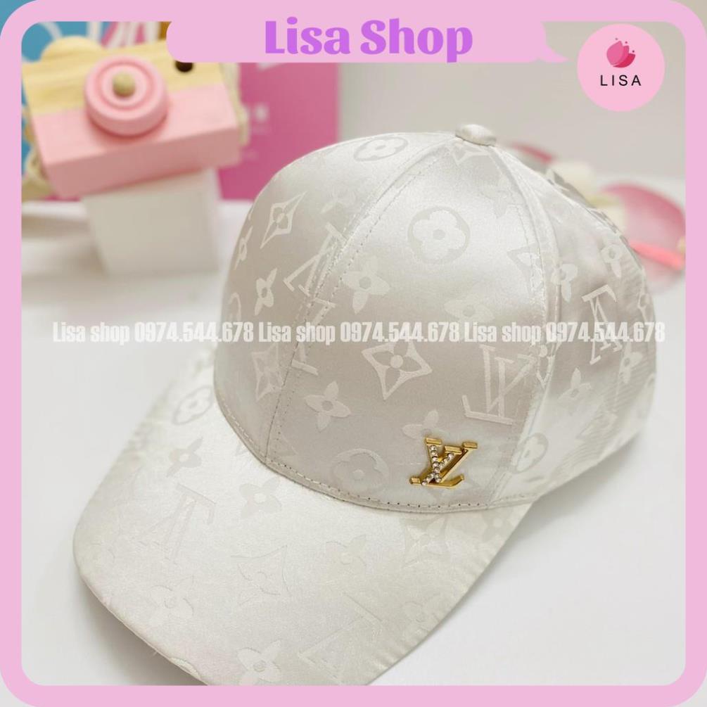 [HÀNG LOẠI 1] Mũ Lưỡi Trai, Nón Kết đính đã chữ kim loại phong cách cực cá tính cho nam nữ Lisa, M32