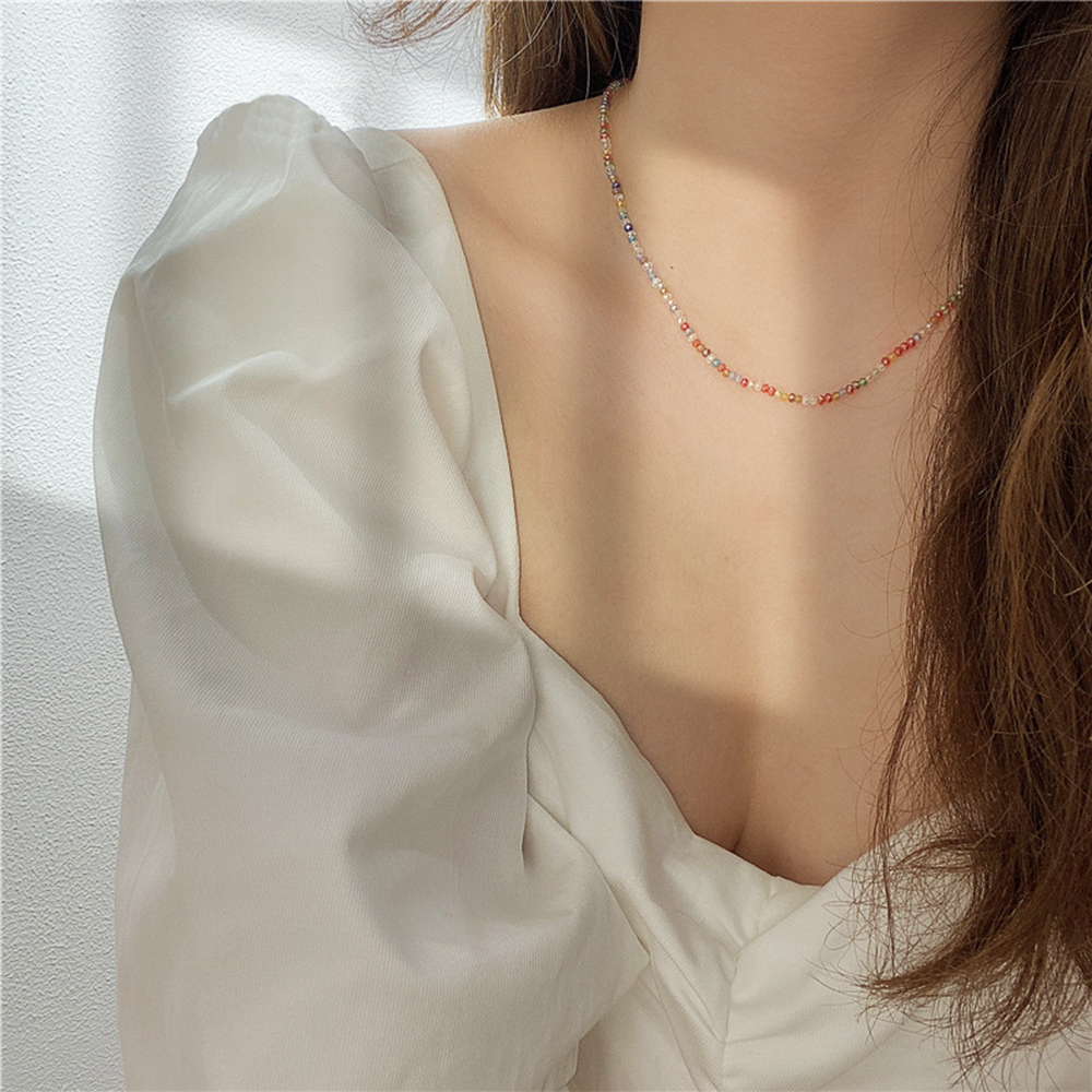 vòng cổ Mặt Hình Hoa Chất Liệu Acrylic