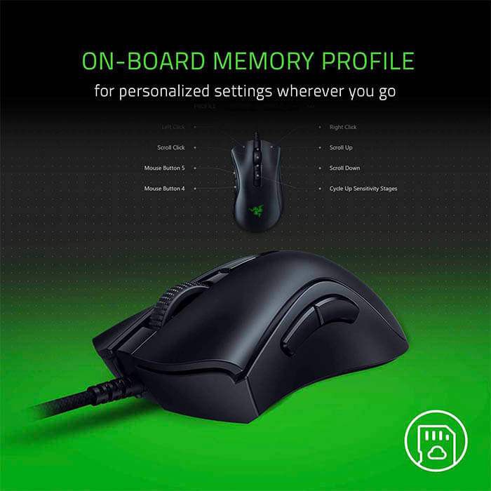 Chính hãng - Chuột có dây Gaming Razer Deathadder mini v2 có led RGB fullbox newseal
