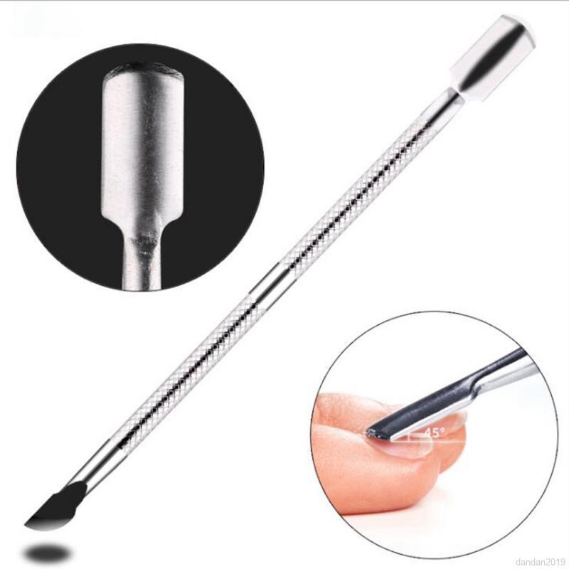 Dụng cụ đẩy da chết quanh móng thiết kế 2 đầu làm bằng inox tiện dụng