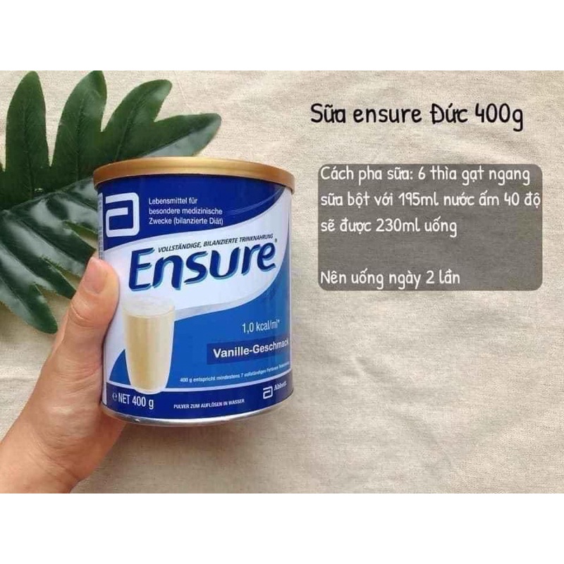 SỮA ENSURE ĐỨC