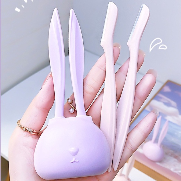 Bộ Tông Đơ Cắt Tỉa Lông Mày Tai Thỏ Dễ Thương