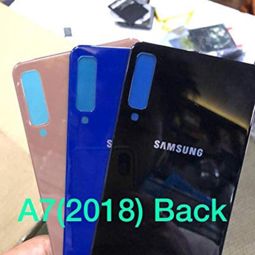 Nắp lưng Galaxy A7 2018 zin SAMSUNG, sẵn keo, nhận hướng dẫn thay thế