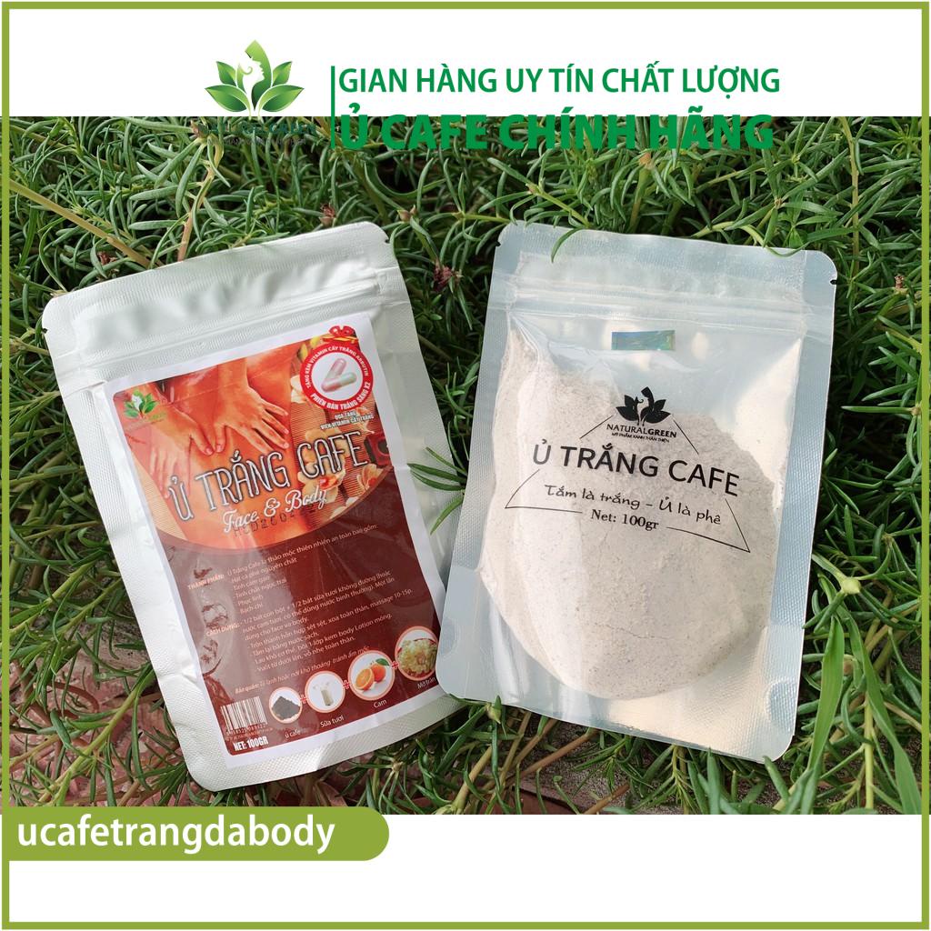 (100 gr) Ủ Trắng Cafe, Bột Tắm Trắng Cafe Thảo Dược, Trắng da, tẩy da chết, mờ thâm nám sạm da, Giảm sần lỗ chân lông | BigBuy360 - bigbuy360.vn