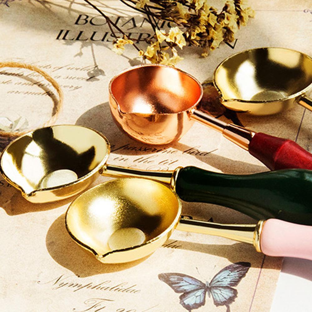 YIYU Muỗng Nung Sáp Niêm Phong Thiệp Mời Đám Cưới Phong Cách Vintage