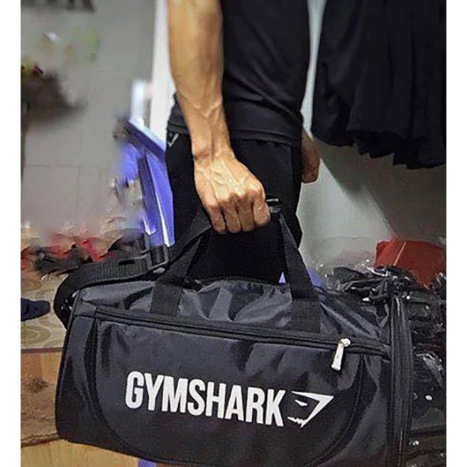 Túi trống tập gym túi thể thao du lịch Gymshark cỡ lớn 23x23x47cm