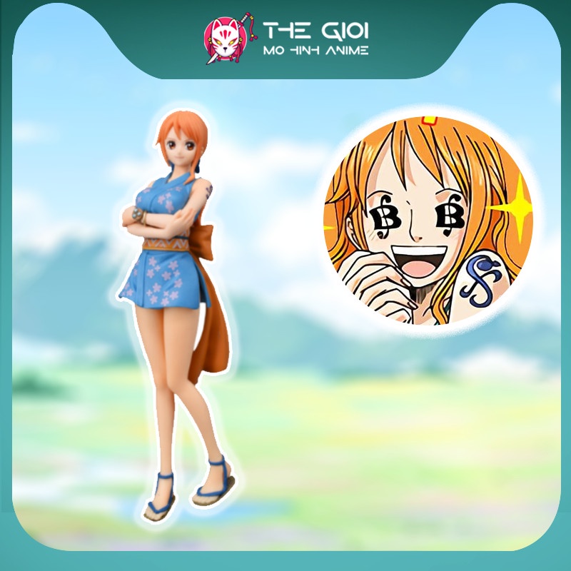 Mô hình Vua Hải Tặc figure One Piece Nami Wano Quốc cao 18 cm  - mô hình one piece