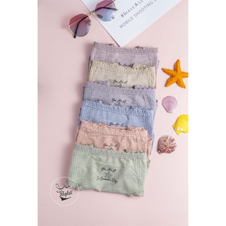Combo 3 quần lót cotton nữ cute viền ren mỏng freesize đủ màu thoáng mát 9283q