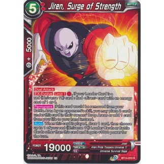 Thẻ bài Dragonball - TCG - Jiren, Surge of Strength / BT14-015'