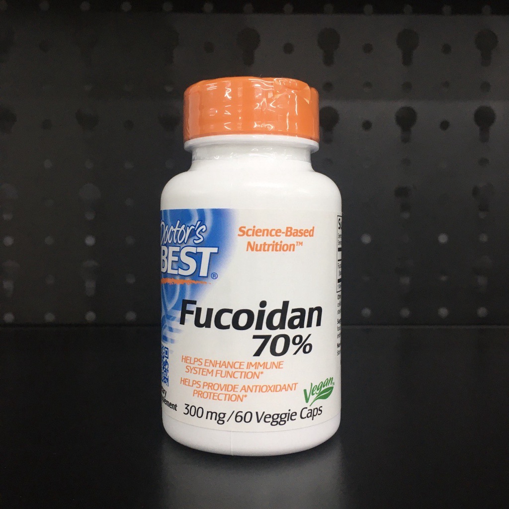 Doctor's Best Fucoidan 70% Viên uống hỗ trợ điều trị U N G T H Ư hiệu quả 60 viên