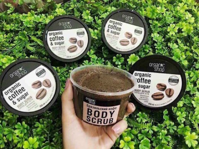 TẨY TẾ BÀO CHẾT TOÀN THÂN ORGANIC COFFEE & SUGAR BODY SCRUB