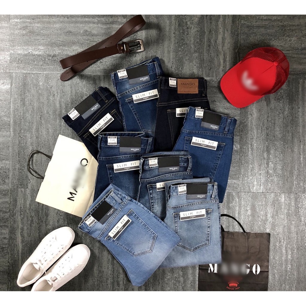 [ RẺ VÔ ĐỊCH ]  QJMG011 - Quần Jean XANH ĐEN đẹp miễn chê | 👆🏻 form slim-fit ôm vừa , co giãn