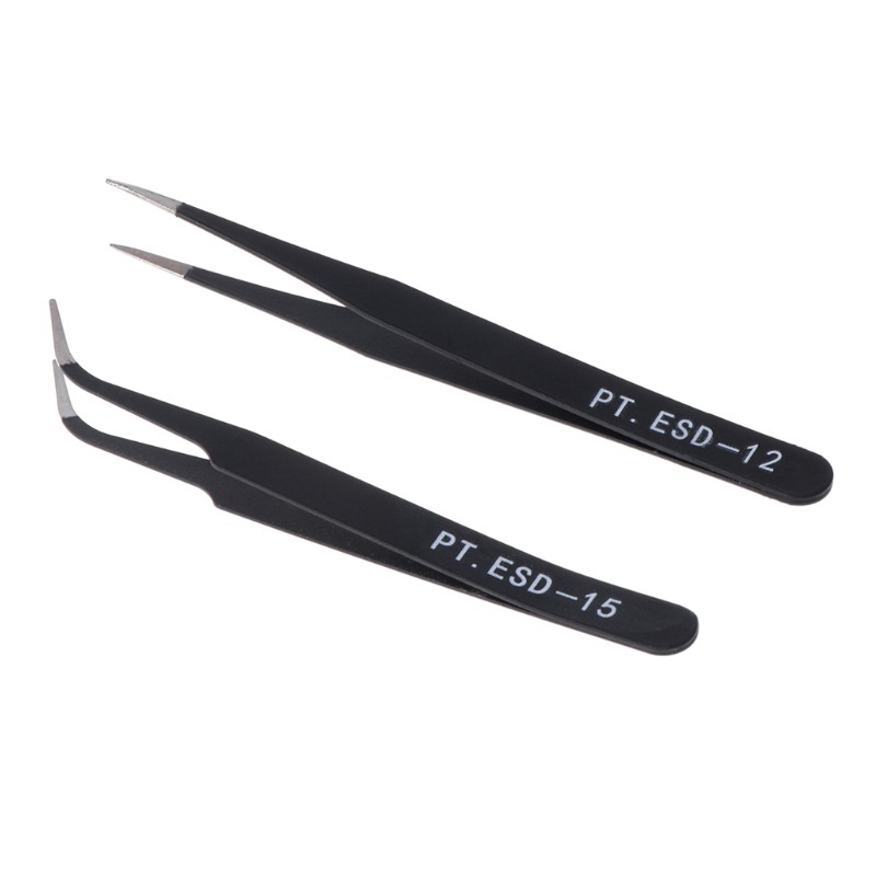 [Hàng mới về] Set 2 nhíp nối mi bằng thép không gỉ chất lượng cao