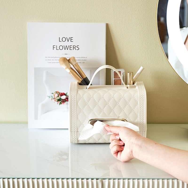 Hộp Đựng Khăn Giấy Hình Chữ Nhật Giá Đỡ