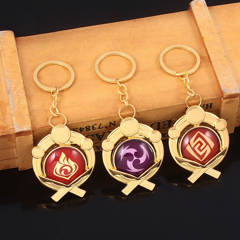 Móc Chìa Khóa Hình Nhân Vật Anime Màu Dạ Quang Độc Đáo