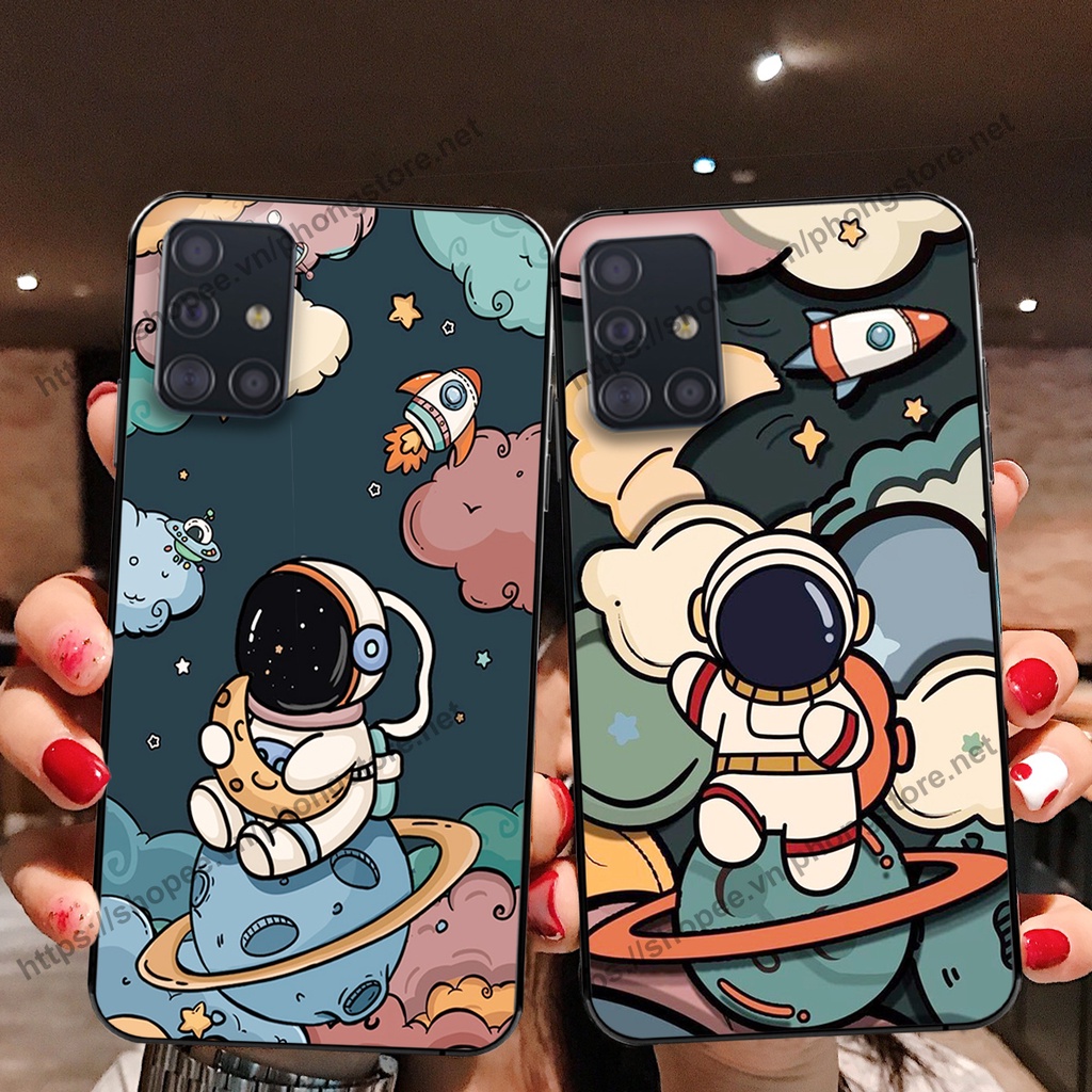 Ốp lưng Samsung A31 / A51 / A71 vũ trụ phi hành gia cực hot siêu cute-rẻ-bền