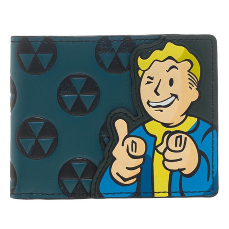 Ví Gập Bằng Vải Canvas In Hình Rick Và Morty 4 Nuka Cola Dành Cho Nam