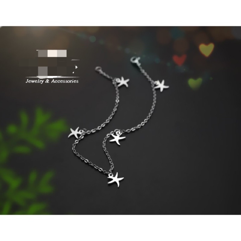 Lắc chân inox không đen giá rẻ nhiều hình xinh