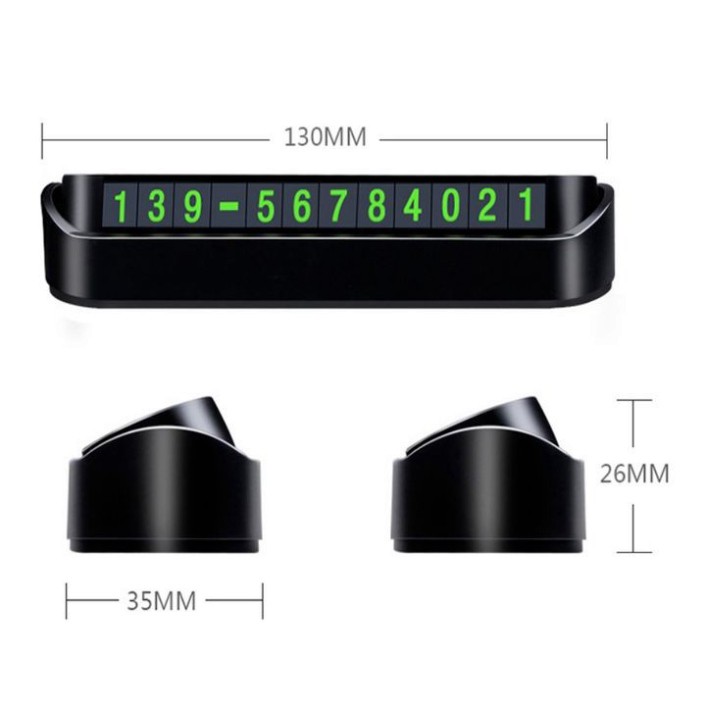 Sản Phẩm Bảng số điện thoại gắn taplo ô tô Y-428T .