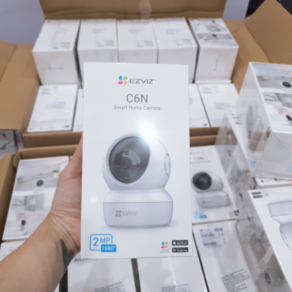 Camera Ezviz C6N 1080p wifi trong nhà giá rẻ quay 360 độ không dây giọng nói 2 chiều chính hãng