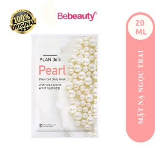 Mặt nạ ngọc trai PLAN36.5 PLANT CELL DAILY MASK PEARL Hàn Quốc - 0514685