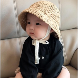 Mũ cói ajuma mềm cho bé yêu