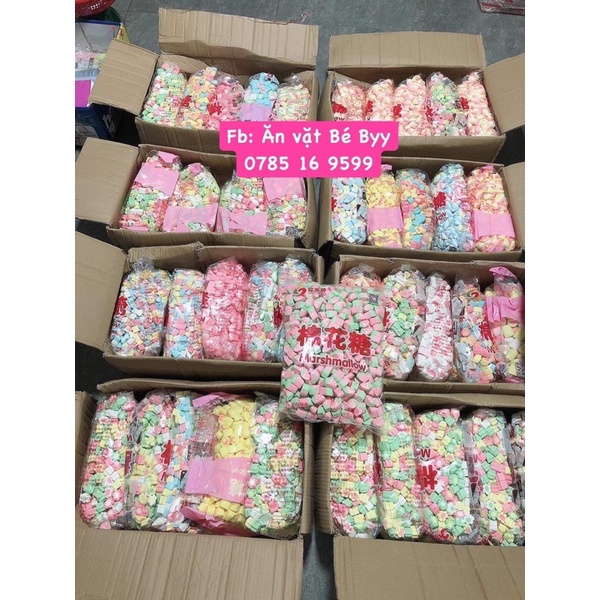 Kẹo bông Marshmallow Sỉ 5KG Chính Hãng