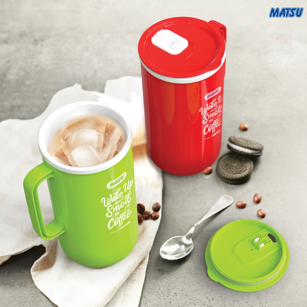 Ca Tròn Matsu Nhựa Duy Tân dung tích 750ml - Kích thước 9,6 x 12,4 x 18,4 cm